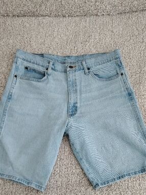Wrangler Light Blue Men's Denim Shorts